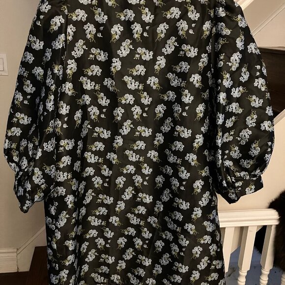 Jacquard Floral Minidress - Picture 7 of 11